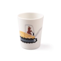 Tasse "Tastii - Busy Builders" - 7x8,5 cm (Weiß) von sebra Tasse "Tastii - Busy Builders" - 7x8,5 cm (Weiß) von sebra