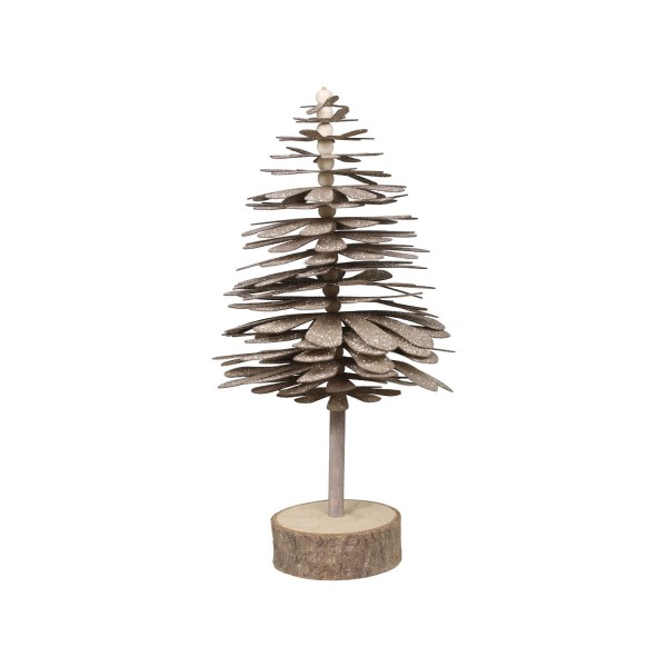Chic Antique Weihnachtsbaum mit Holzfuß - Groß
