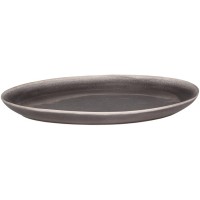 Servierplatte "Calais" - Oval (Kohle) von Chic Antique