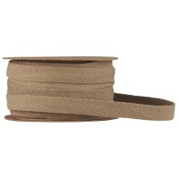 Ib Laursen Baumwollband auf Spule - 5 m (Ash Linen)