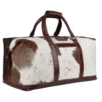 Reisetasche mit Kuhfell "PINZGAUER" von Alpenleder