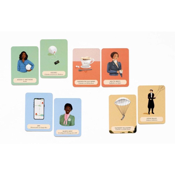 Gesellschaftsspiel "Geniale Frauen" von Laurence King Gesellschaftsspiel "Geniale Frauen" von Laurence King