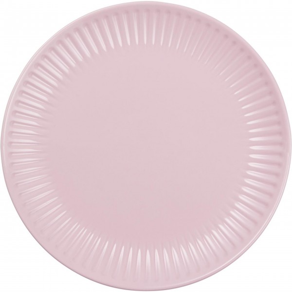 Ib Laursen Speiseteller mit Rillen "Mynte" (English Rose)