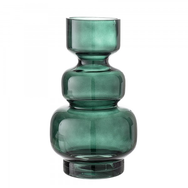 Bloomingville Tischvase aus Glas (Grün)