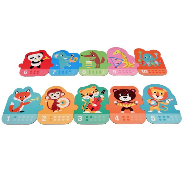 Langes Puzzle "Animal Band" von Rex LONDON