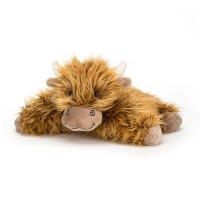 Jellycat Kuscheltier Kuh "Truffles Highland Cow" - 35 cm (Braun)