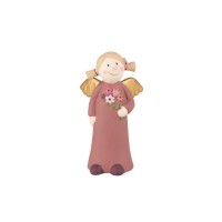 Engelsfigur Florentine "XMAS - Himmlische Schwestern Edition 8" - 11 cm (Rosa) von räder Design