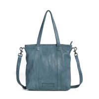 Sticks and Stones Tasche "Ustica Bag" (Slate Blue) - Pflanzlich gegerbtes Rindleder