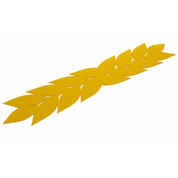 Filz-Tischläufer "Leaf" - 150x30 cm (Gelb/Curry) von HEY-SIGN