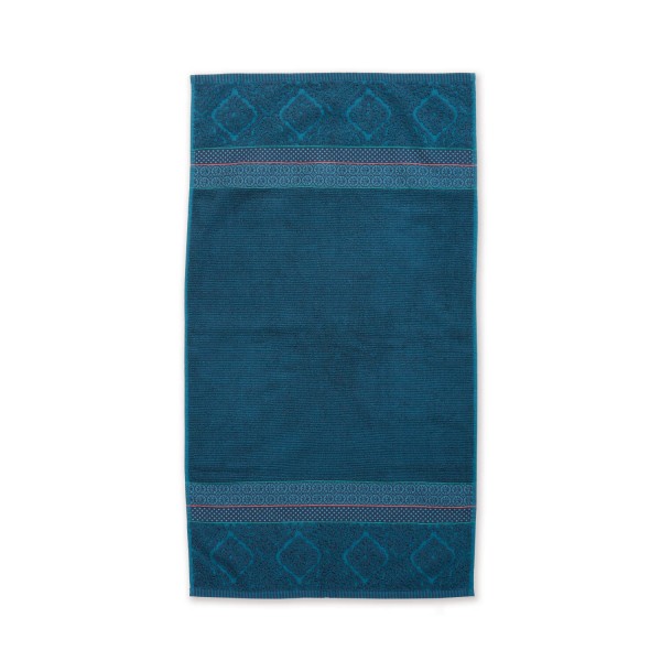 Pip Studio Handtuch "Soft Zellige" - (Blau) 55x100 cm, 3er-Set