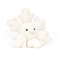 Jellycat Kuscheltier Schneeflocke "Amuseable" - Medium (Weiß)