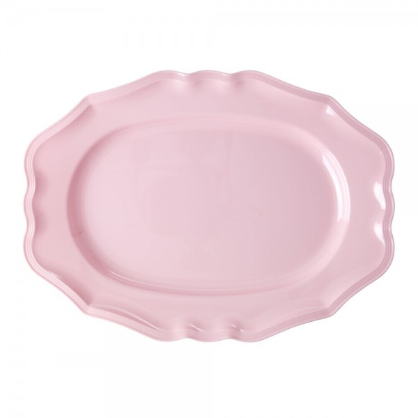 rice Melamin Servierteller - Groß (Rosa)