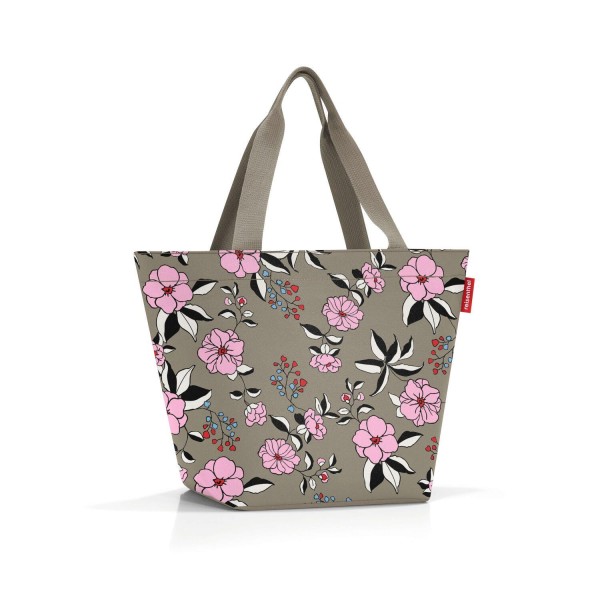 Reisenthel Shopper "Garden Taupe" - M (Taupe/Rosa)