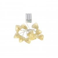 Lichterkette "Drahtherz" - (Gold) von Gift Company