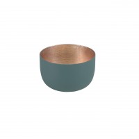 Windlicht "Madras" S (dark olive/gold) von Gift Company