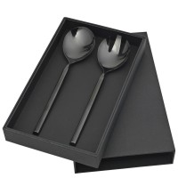 Salatbesteck "Tvis" (Titanium Black) von Broste Copenhagen