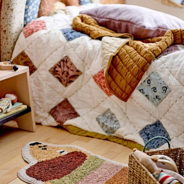 Bloomingville MINI Teppich "Charlie" - 100x50 cm (Braun)