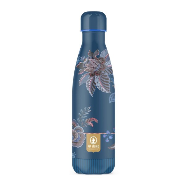 Pip Studio x IZY Flasche "CeCe Fiore" - 500 ml (Blau)