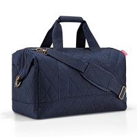 Reisenthel Reisetasche/Allrounder "Rhombus Midnight Gold" - L (Dunkelblau/Gold)