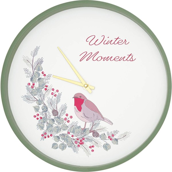 GreenGate Wanduhr "Leonora Merry Christmas"