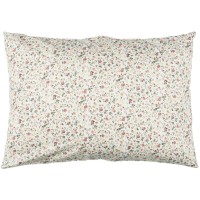 Ib Laursen Kissenbezug mit Blumen - 60x40cm (Faded Rose/Creme)
