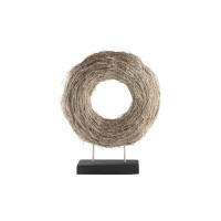 Kranz mit Holzfuß "Hey" - 43 cm (Champagner) von Gift Company