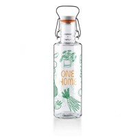 Trinkflasche aus Glas "One Home" - 600 ml von Soulbottles