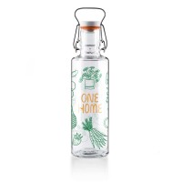Trinkflasche aus Glas "One Home" - 600 ml von Soulbottles