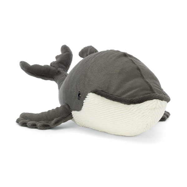 Jellycat Kuscheltier Buckelwal "Humphrey" - 20 cm (Grau/Weiß)