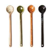 Löffel "70s ceramics" im 4er-Set - L (Eris) von HKliving