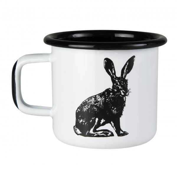 Muurla Emaille Becher "Nordic-Hare"