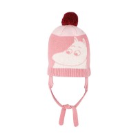 Kindermütze mit Bommel - Gr. 46/48 (Rosa) von martinex-moomin