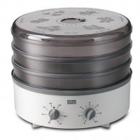 Stöckli Dörrgerät "Dörrex" mit Timer und Metallgitter inox