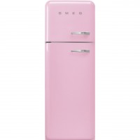 smeg Kühl-/Gefrierkombi "50's Retro Style" FAB30 (Cadillac Pink) Tür links