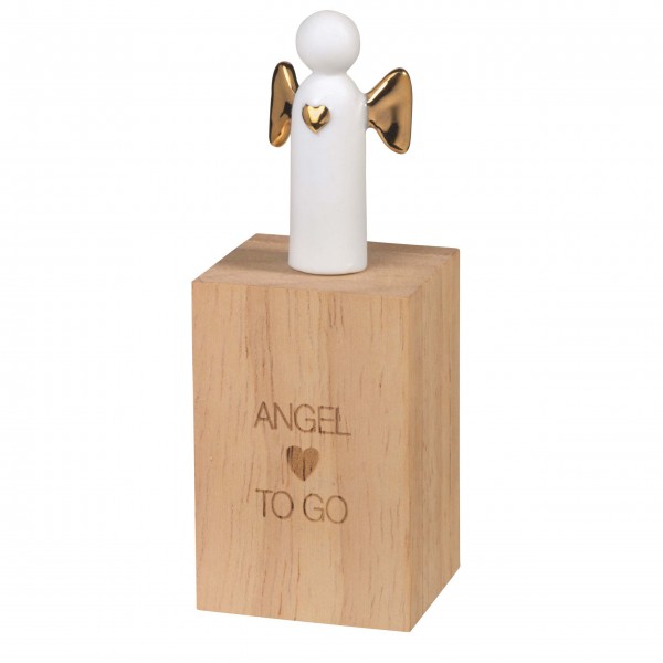 Kleiner Talisman von räder Design: Angel to Go in Holzschachtel