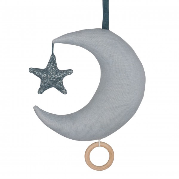 Musik-Mobile "Mond" (Baby Blue) von SAGA Copenhagen