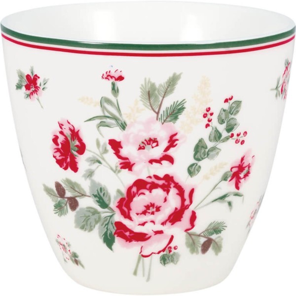 GreenGate Latte Cup "Leonora" (White)