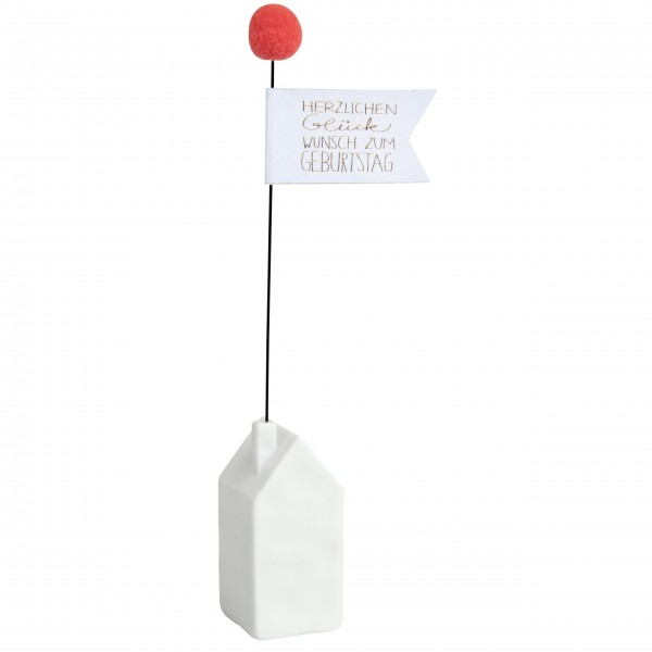 Hauspost "Herzlichen Glückwunsch - GIVING" von räder Design