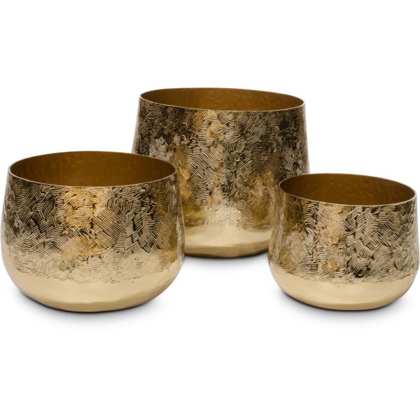 Deko-Schale "Maya" - ø 18 cm (Gold) von fleur ami