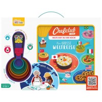 Rezeptbuch & Messbecher im Set "Die große Weltreise" von Chefclub Kids Rezeptbuch & Messbecher im Set "Die große Weltreise" von Chefclub Kids