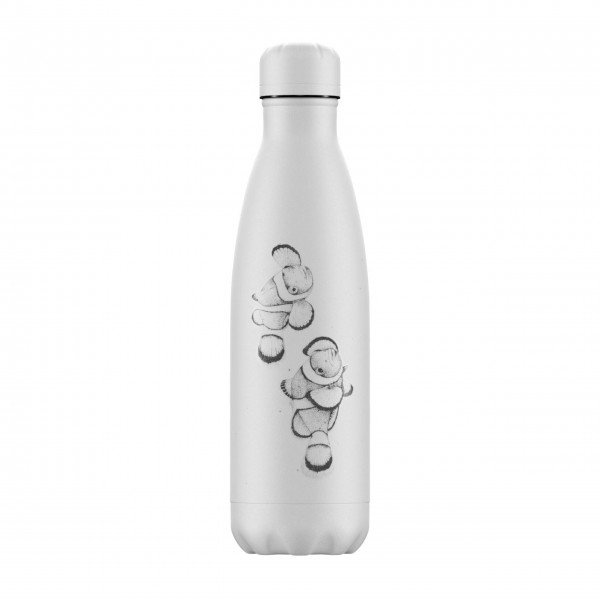CHILLY'S Bottle Isolierflasche "Sea Life - Clownfisch" - 500 ml (Creme)