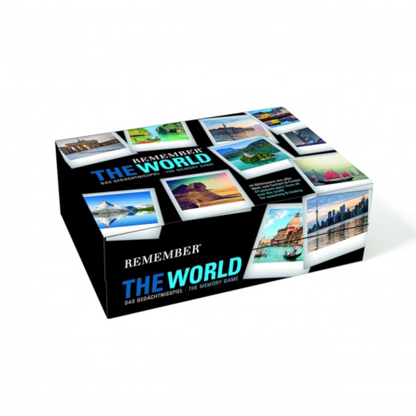 Gedächtnisspiel 44 "The World" in der Magnetbox von Remember