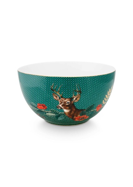 Pip Studio Schale "Winter Wonderland Deer" - ø 18 cm (Grün)
