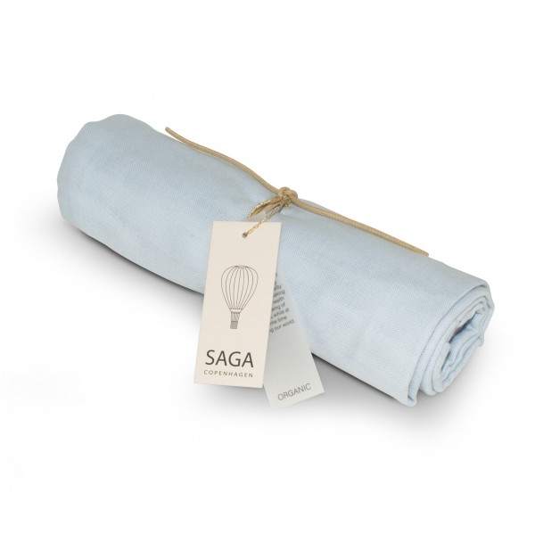 Wickeltuch / Mullwindel (Ice Blue) von SAGA Copenhagen