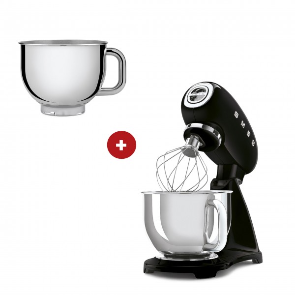 smeg Küchenmaschine mit extra smeg Edelstahlschüssel