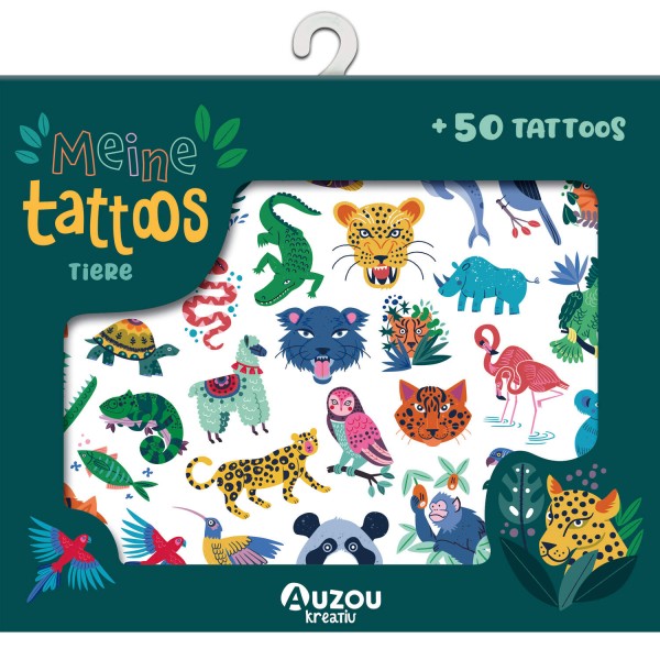 Kreativ-Set Meine Tattoos - Tiere von AUZOU