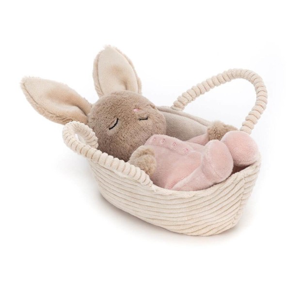 Jellycat Kuscheltier Hase "Rock-a-Bye" - 19 cm (Braun/Beige)