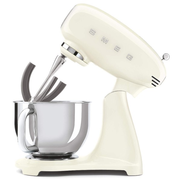 smeg Küchenmaschine mit Eisbereiter und extra Edelstahlschüssel