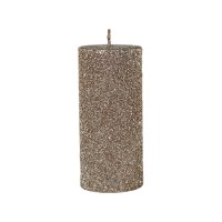 Chic Antique Rustikale Stumpenkerzen - Klein (Mokka)