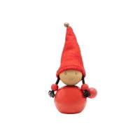 Elf-Figur "Jingle Bells" - 9 cm (Rot) von aarikka